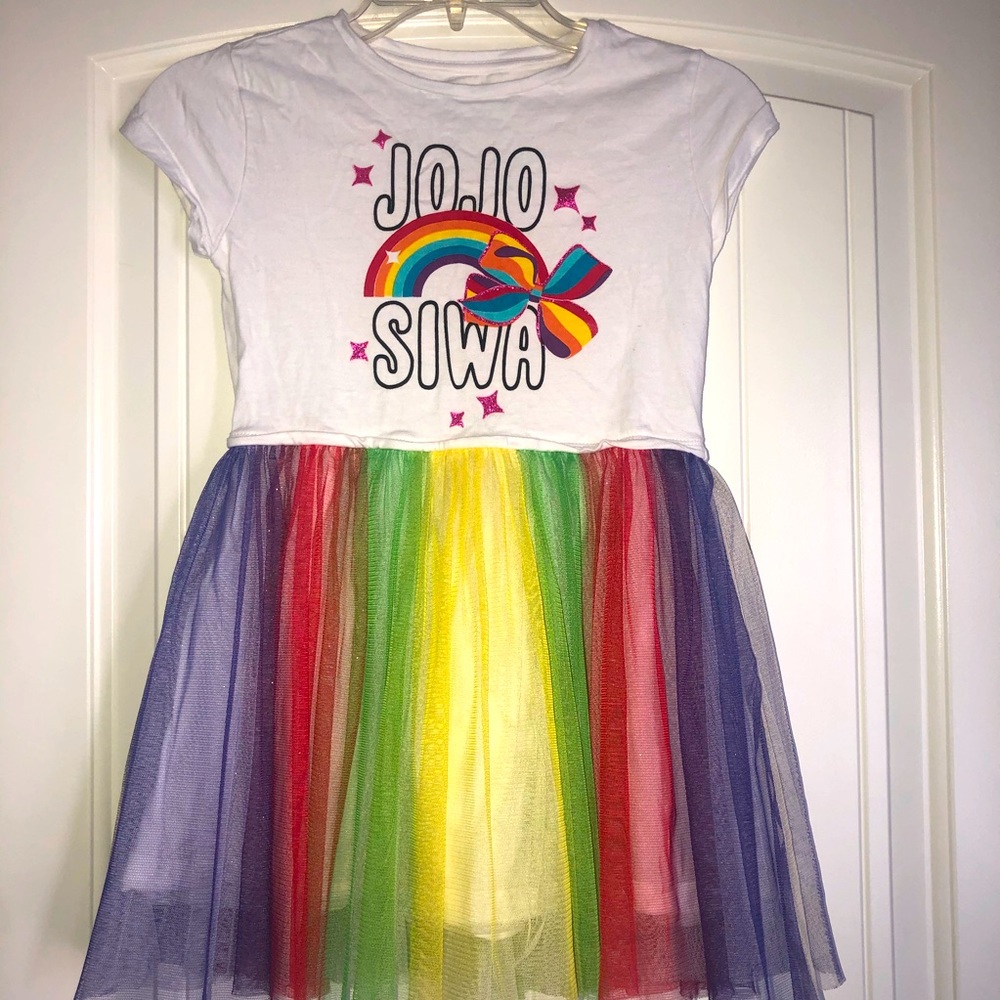 Jojo Siwa rainbow dress